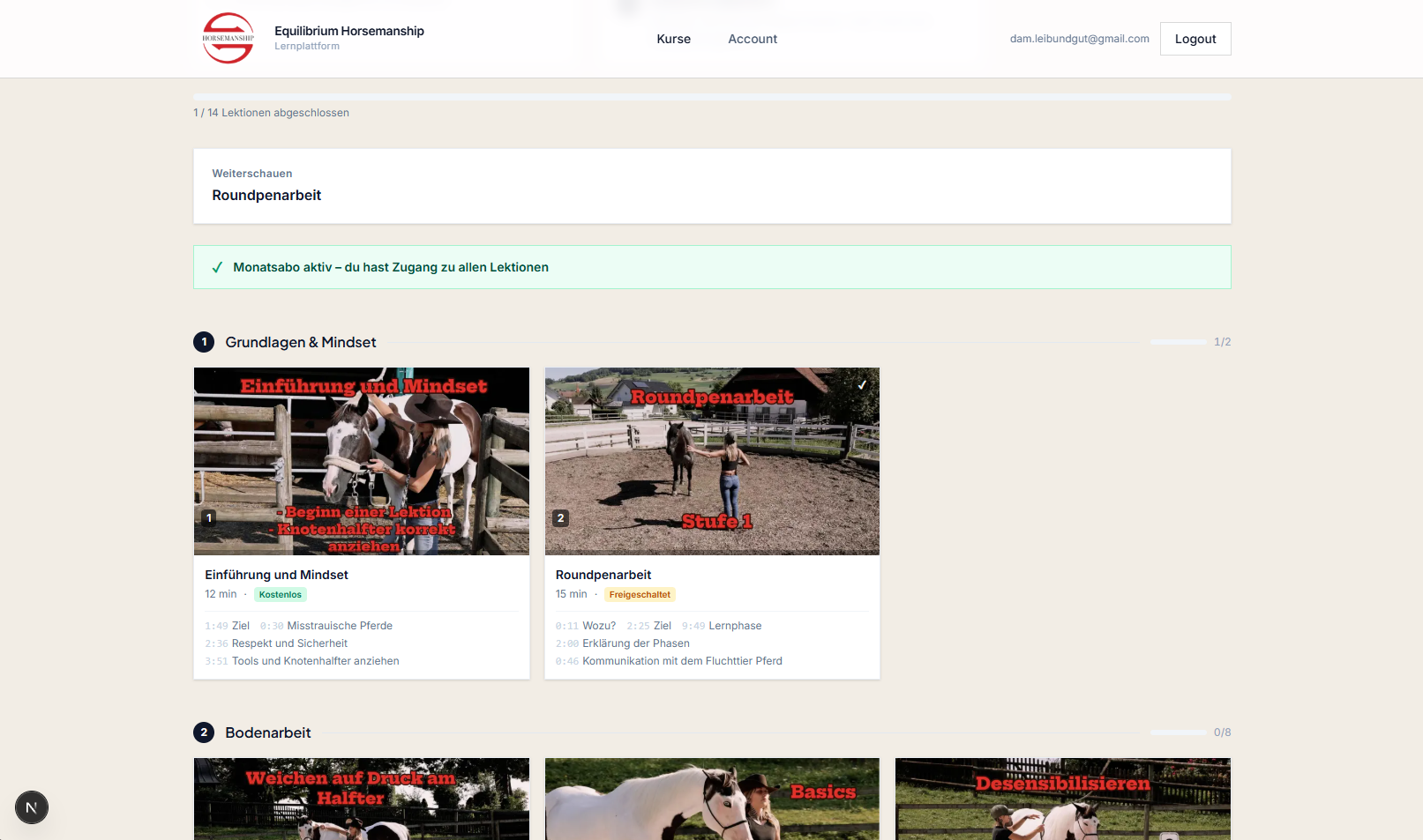 Equilibrium Horsemanship screenshot